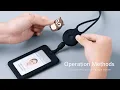 Lanyard Retractable Badge Holder Operation Methods Bone