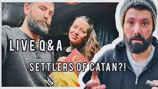 Settlers Of Catan with Sailor Barry, Hailly, Finding Simon & Nathan! Live Q&A and Tacos! 🌮