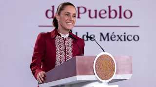 A dos años de gobierno, homicidio baja 53 por ciento en el país. Conferencia presidenta Sheinbaum