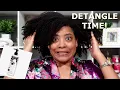 DETANGLING MY NATURAL HAIR ft PATTERN Detangling Nectar Demo Thorough Review NaturalRaeRae