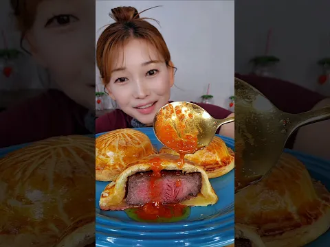 버터쿠키속에 스테이크가?! 날치알이 톡톡터지는 웰링턴 도전🤩 #청담언니 #요리하는메이크업아티스트