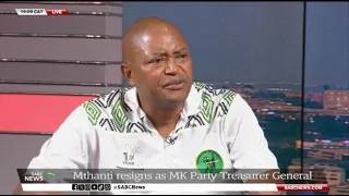 MK Party Treasurer General, Dr Thanti Mthanti resigns