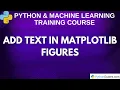 Add Text in Matplotlib Figures Beginner Guide