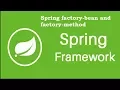 Spring Factory Bean and Factory Method Spring factory-bean and factory-method Proxy pattern