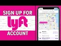 How to Create a Lyft Account - Sign Up Lyft App 2024 SUPER QUICK TUTORIAL
