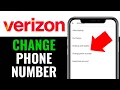 How to Change Verizon Phone Number 2025 EASY GUIDE