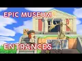 designing epic museum entrances in Animal Crossing ACNH trends imAnnaMolly