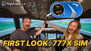 We Flew the World s First Airline 777-9 Simulator