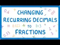 How to Convert Recurring Decimals to Fractions Proportions Part exams