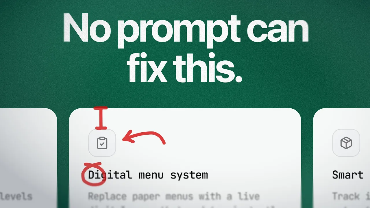 The one thing vibe coding CAN’T fix about your website: video thumbnail