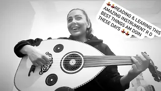 ميس حمدان تعلم عود 