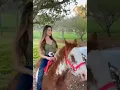 Download Lagu Horse riding by a beautiful lady on a farm #horseriding #bareback