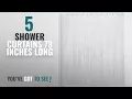 Top 10 Shower Curtains 78 Inches Long 2018 Carnation Home Fashions 72-Inch Wide by 78-Inch Long