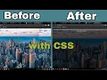 How to convert background image to darken mode in css