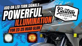 Custom Dynamics Shark Demon LED Add-On Turn Signals for 2023-2025 Road Glide