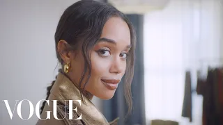 Laura Harrier Gets Ready for Vogue World Vogue