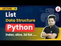 What is list in python Python Programming Full Course Coding Adda247