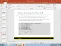 CIT 1203 Script Programming Chapter 9 Slides Part 2 Recording Fall 2018