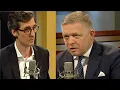 Lagu ,,Predseda vlády nie je somárik na špagátiku!“ Robert Fico si podal redaktora v Sobotných dialógoch!