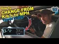 How To Change From To MPH - Toyota Prius Andy s Garage Episode