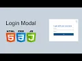 Create a Login Modal Popup Using HTML CSS JavaScript 2022