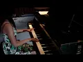 green piano