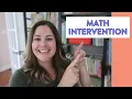 Math Intervention in Kindergarten First and 2nd Grade my FAVORITE math strategy to use CRA