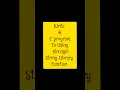 write a c program to using strcmp string library function
