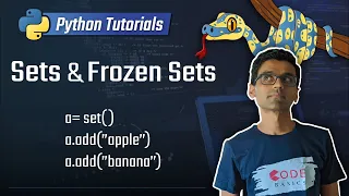 23 Sets and Frozen Sets Python 3 Programming Tutorials
