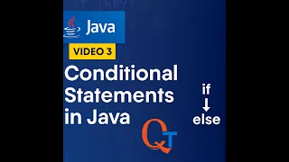 3 Conditional Statements if else switch break in Java Programming for Beginners QT
