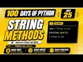 100 Days Of Python String Methods PY2AI