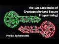 The 100 Basic Rules of Cryptography and Secure Programming