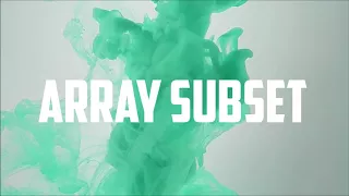 14 ARRAY SUBSET