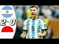 Argentina vs Indonesia 2-0 - All Goals Highlights