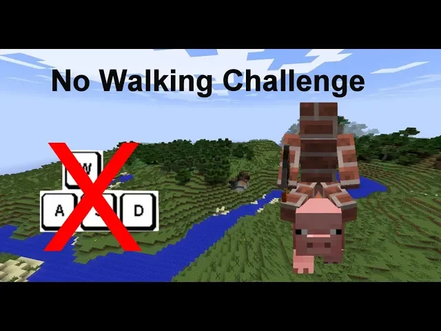 How to beat Minecraft without walking