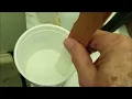 Color bathroom for 50 cents with WALMART ACRYLIC ART PAINT