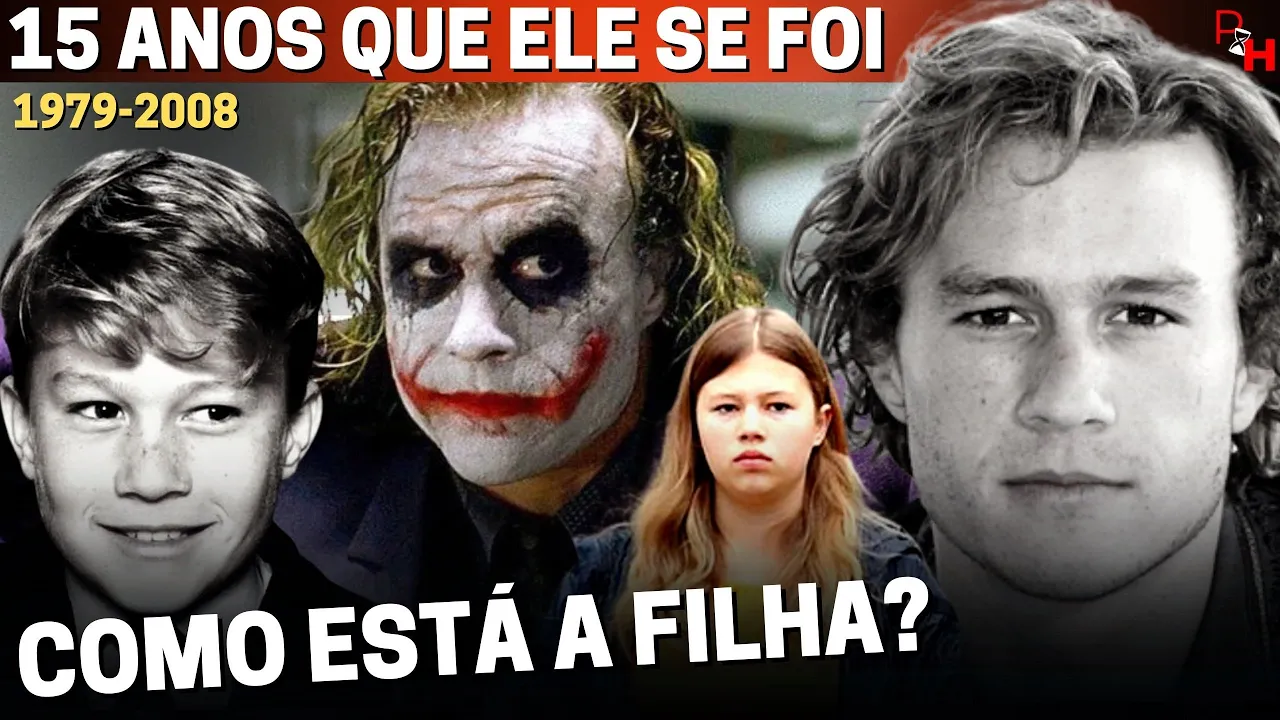 ASSIM FOI A VIDA  DE HEATH LEDGER #HeathLedger#Coringa