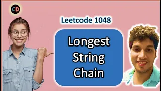Leetcode 1048 Longest String Chain DP Checkout Coding Decoded SDE Sheet Live coding session
