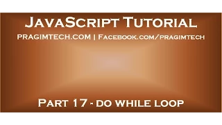 do while loop in JavaScript