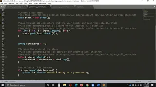 2 CMP338 - Palindrome and StackADT Stacks and Queues