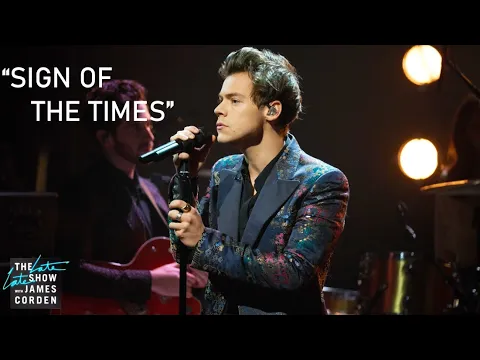 Download MP3 Harry Styles - Sign Of The Times (Live on The Late Late Show with James Corden) HD