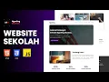 Tutorial Membuat WEBSITE SEKOLAH dengan HTML CSS JAVASCRIPT AOS cocok untuk PEMULA
