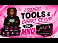 Trading Tutorial Essential Tools for chart setup for MNQ Beginner Friendly