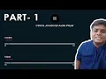 Creating an Player with Animations using JS and CSS Part - 1 Complete tutorial Code Grind