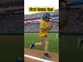 Download Lagu The FIRST home run in a NFL Stadium #shorts#baseball#bananaball#nfl#homerun #kid#littleleague