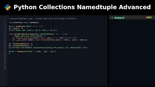 Python Collections Namedtuple Advanced