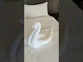 How to make towel folding swan||towel folding art||#diyviralshort