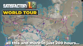 I Built This All in 200 Hours Satisfactory 1 2 World Tour