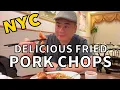 Delicious Pork Chops at Wu s Wonton King Chinatown New York City