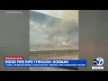 Drivers run out of gas as they sit in 4-hour traffic caused by 1 000-acre brush fire